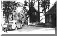 mr. Budden's car (ford v8) in background. The elveden taxi service