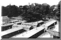 South Front from Hall showing another hut complex - mainly Officer's Quarters > Simply click to enlarge... then use the [Back] button to return