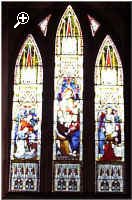 East Window: Nativity, Last Supper and Resurrection > Simply click to enlarge... then use the [Back] button to return